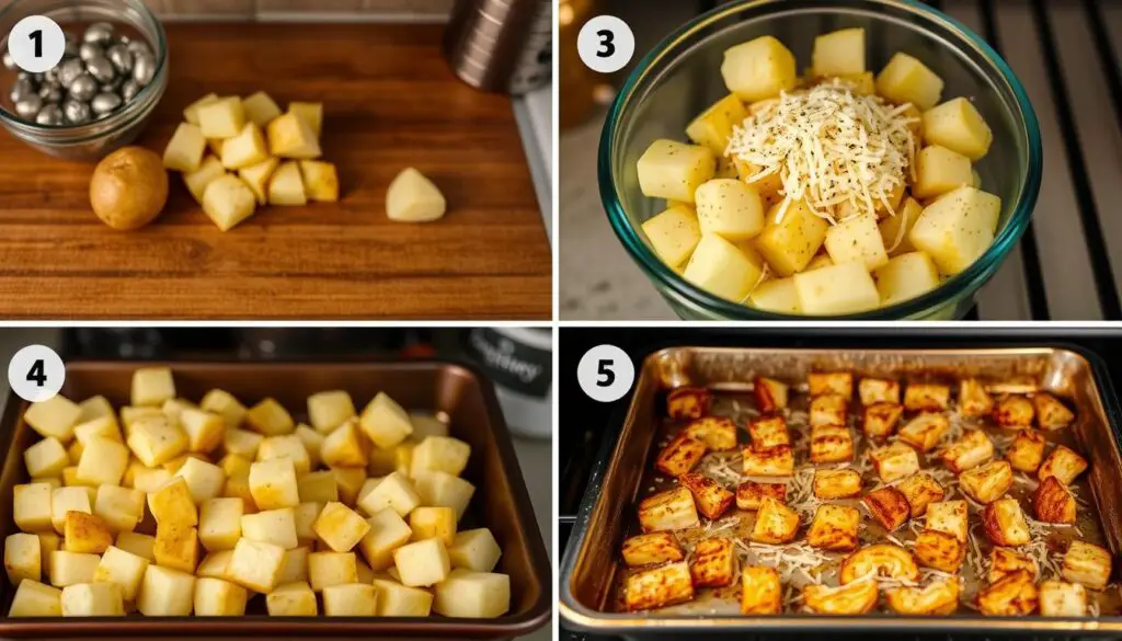 Crispy Potato Preparation Steps