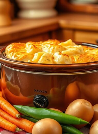 Crockpot Chicken Pot Pie