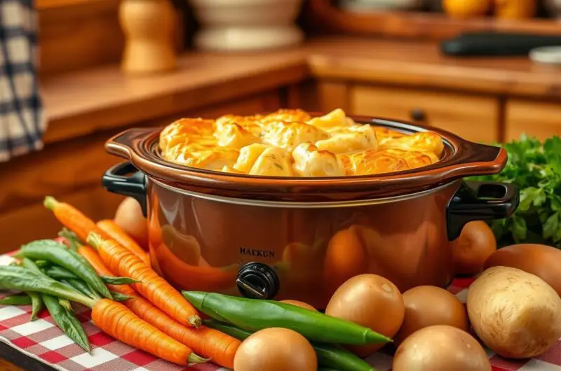 Crockpot Chicken Pot Pie