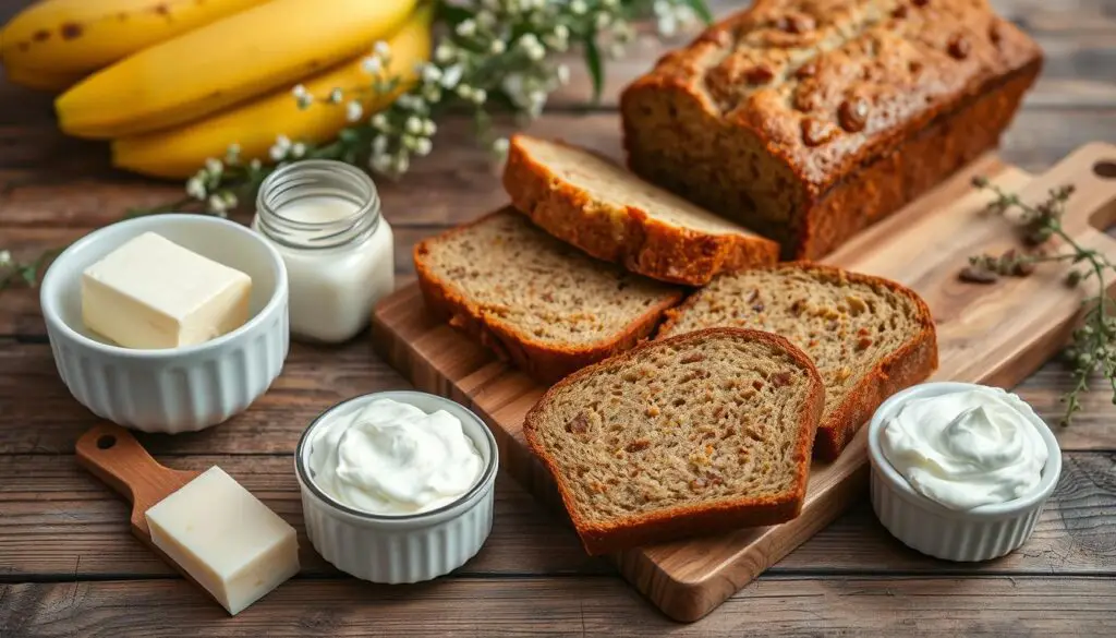 Dairy products for banana bread