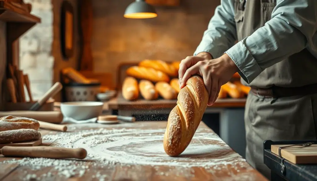 French bread shaping techniques