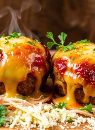 Garlic Parmesan Cheeseburger Bombs