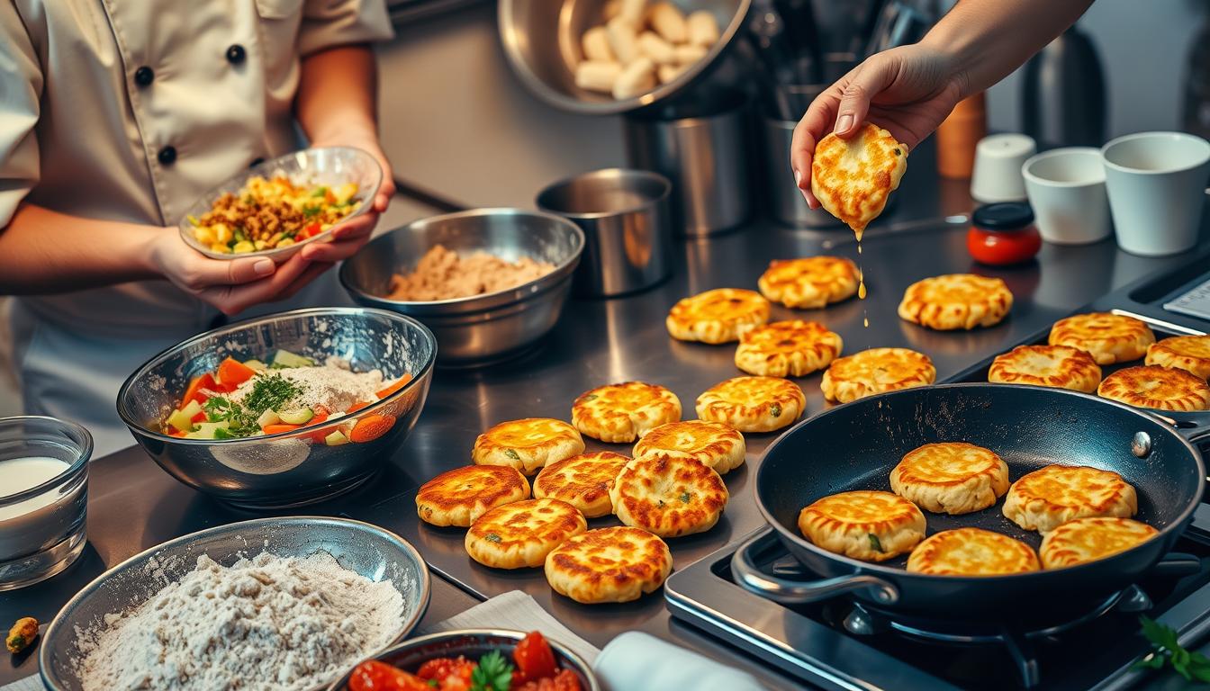 How do you keep fritters from falling apart?