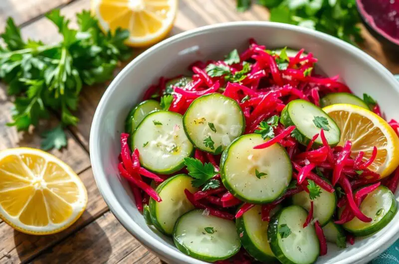 Refreshing Cucumber Beetroot Salad