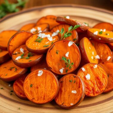 Savory Sweet Potato Rounds