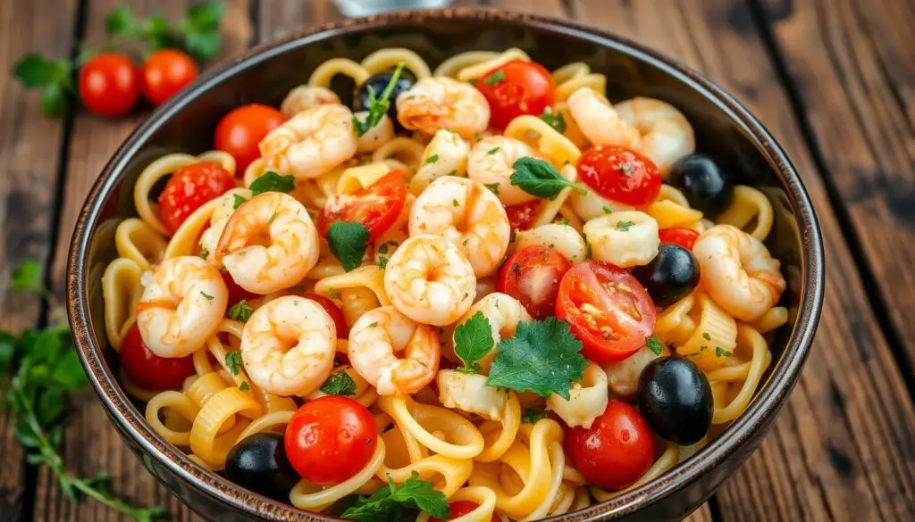 Seafood Pasta Salad Variations