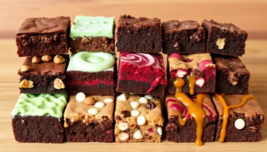 What are the different types of brownies?