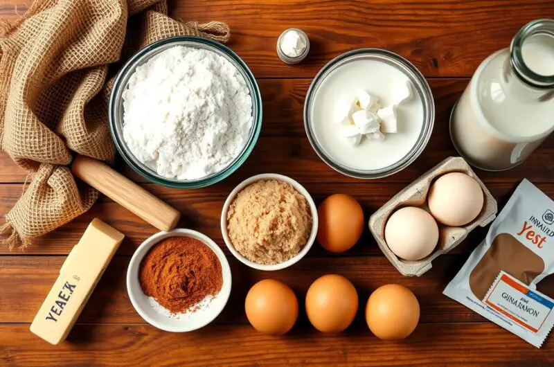 What is cinnamon rolls made of?
