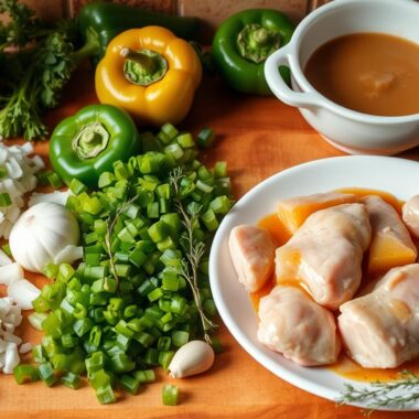 What is smothered chicken made of?