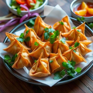 What to serve with crab rangoon?