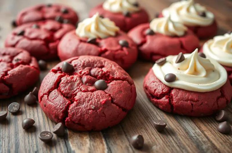 Why are my red velvet cookies brown?