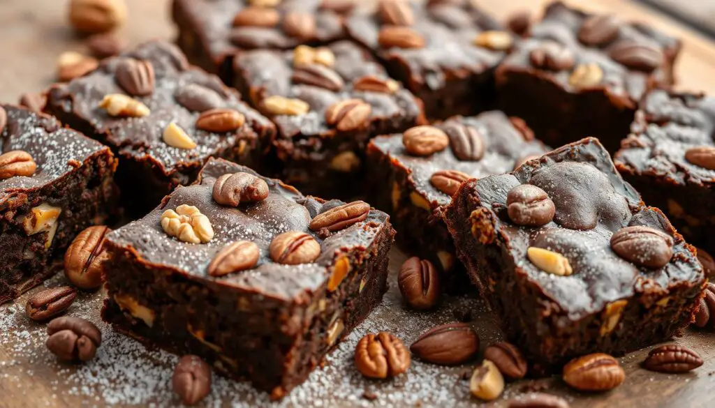 nutty brownies