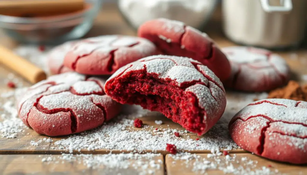 red velvet cake cookies