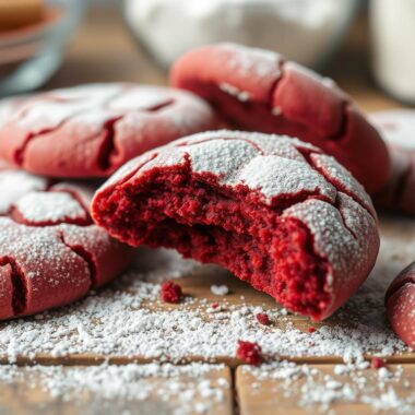 red velvet cake cookies