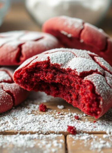 red velvet cake cookies