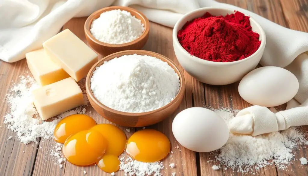 red velvet cookie ingredients