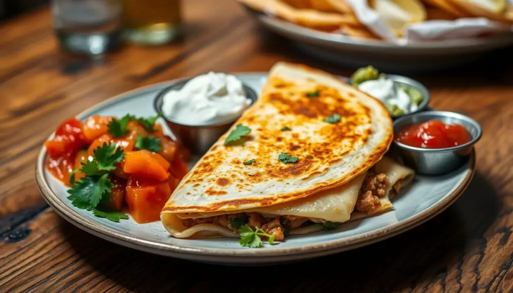 restaurant-style quesadilla