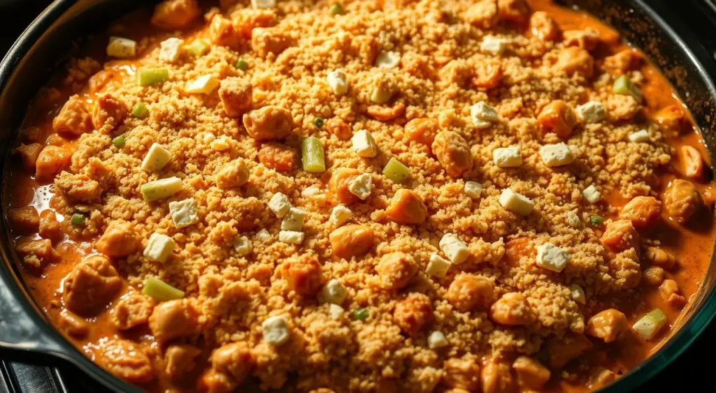 Buffalo Chicken Casserole Preparation