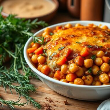 Carrot and Chickpea Casserole