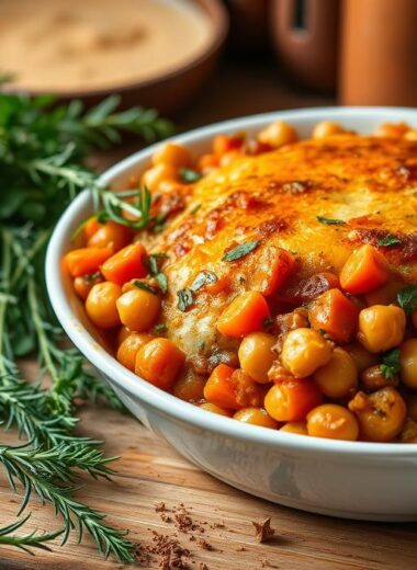 Carrot and Chickpea Casserole