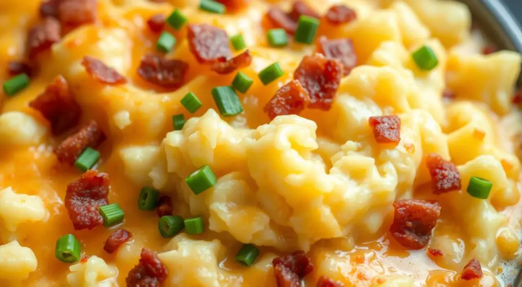 Cheddar and Bacon Mashed Potato Casserole