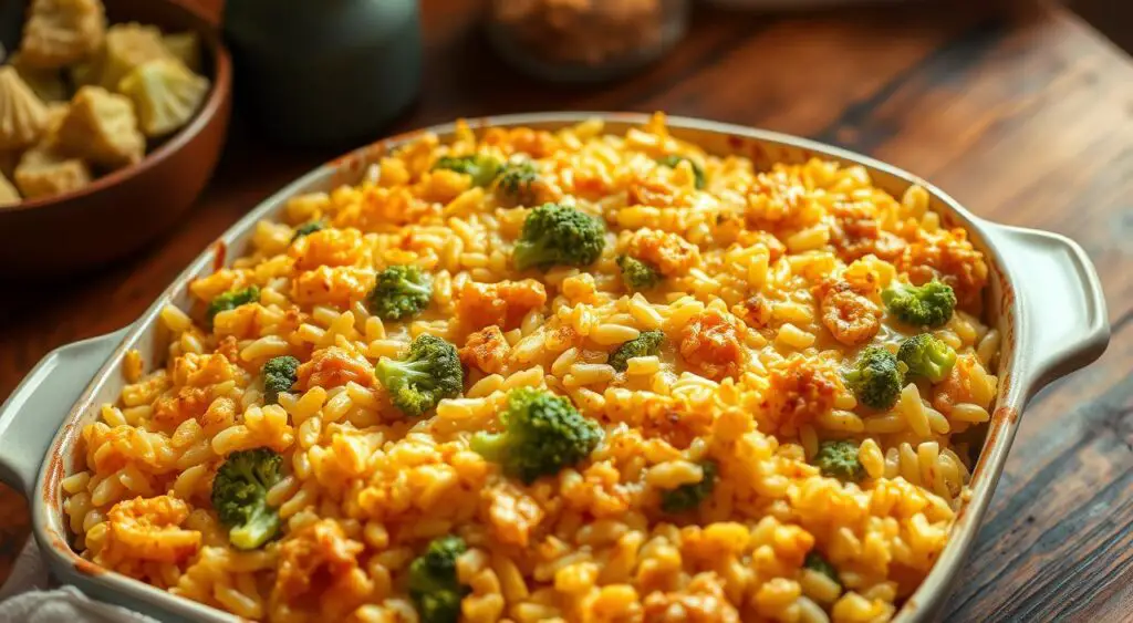 Cheese Lover’s Broccoli Rice Bake