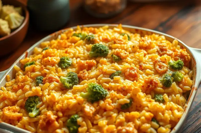 Cheese Lover’s Broccoli Rice Bake