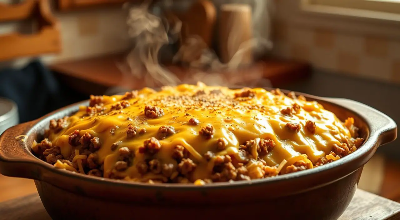 Cheeseburger Casserole