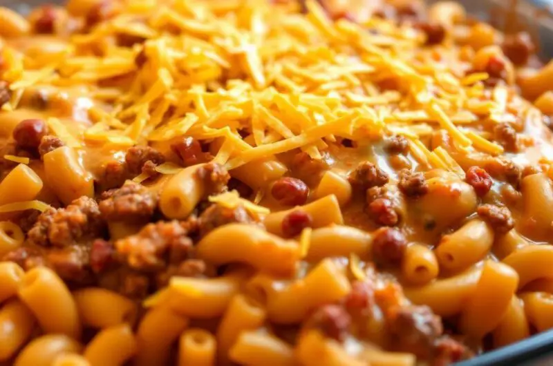 Cheesy Chili Mac Casserole