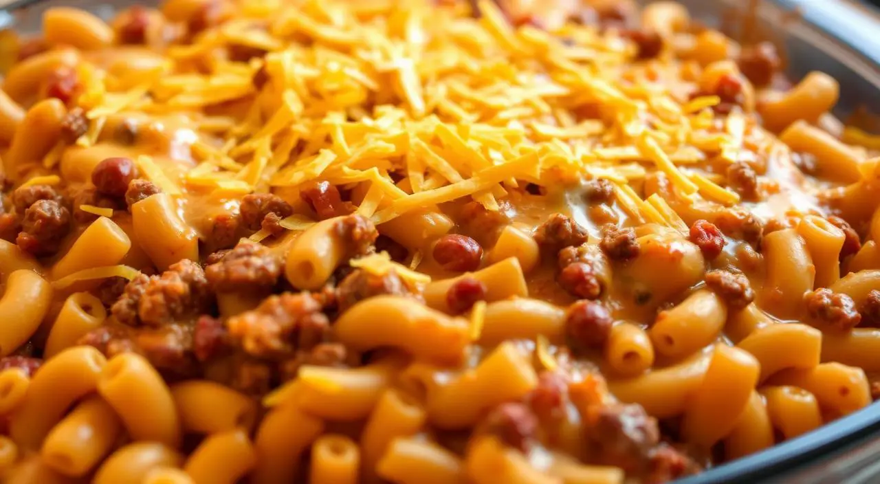 Cheesy Chili Mac Casserole