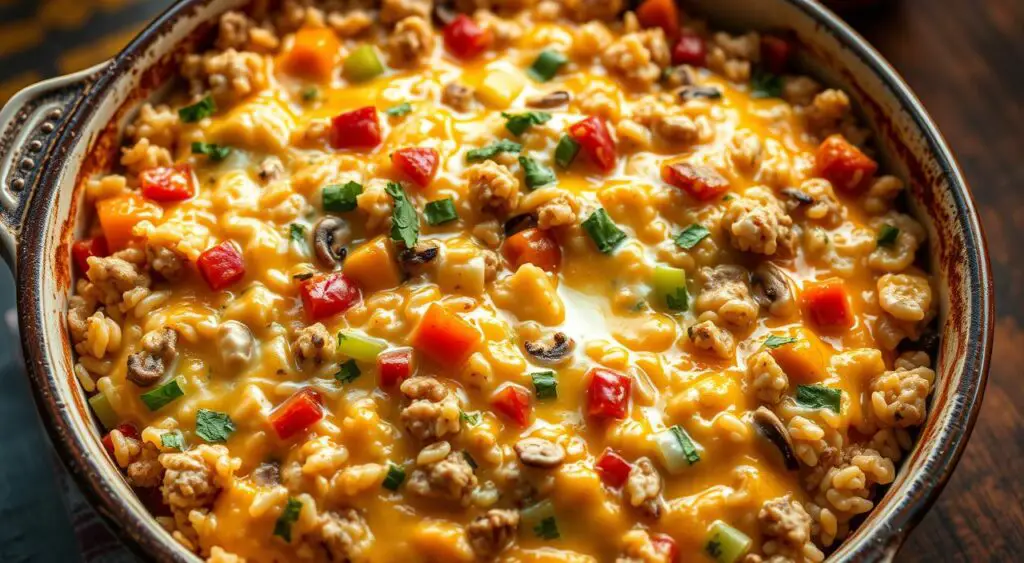Cheesy Ground Turkey and Rice Casserole Variations