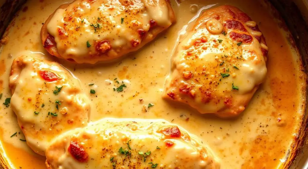 Creamy Garlic Parmesan Chicken Bake