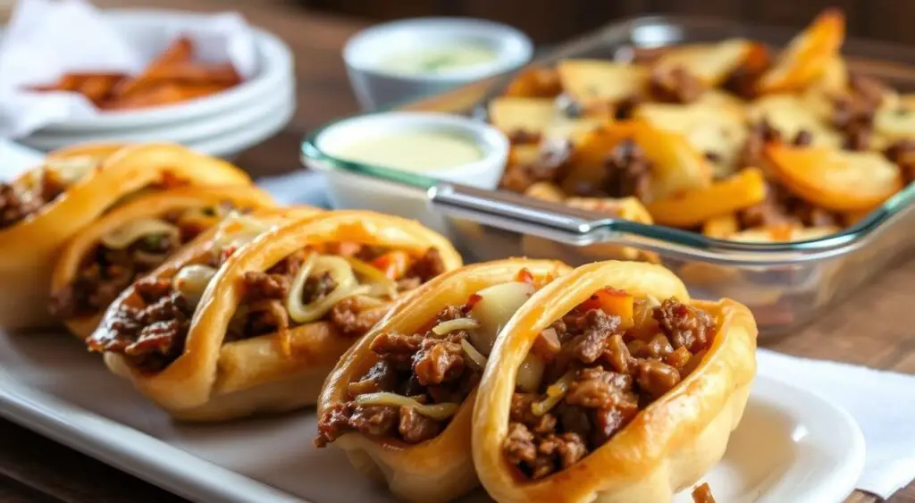 Philly Cheesesteak Casserole variations