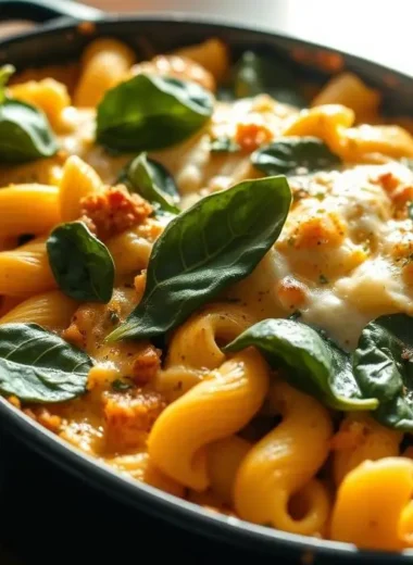 Spinach Ricotta Pasta Bake