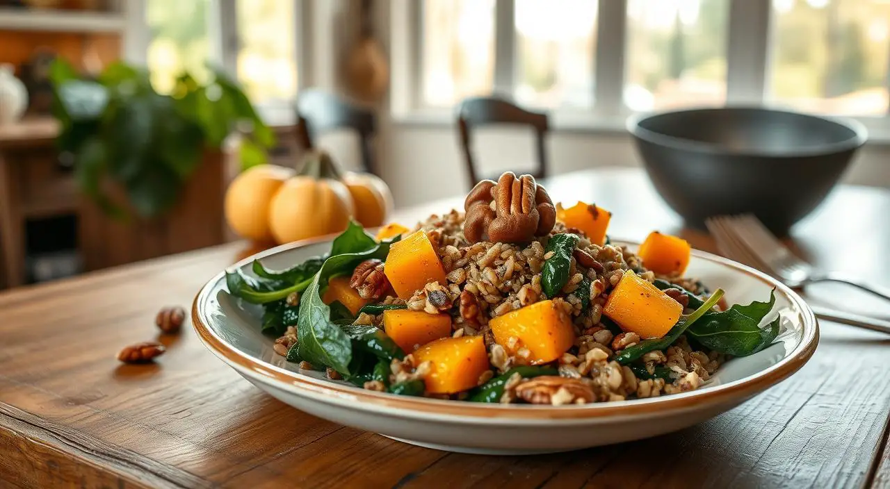 Squash and Wild Rice Bake