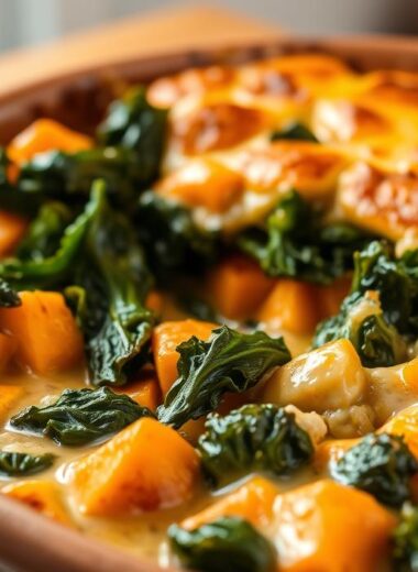 Sweet Potato and Kale Casserole