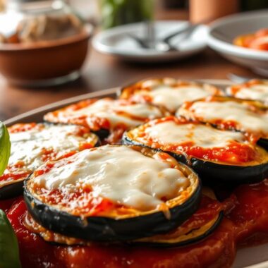 Vegetarian Eggplant Parmesan Bake