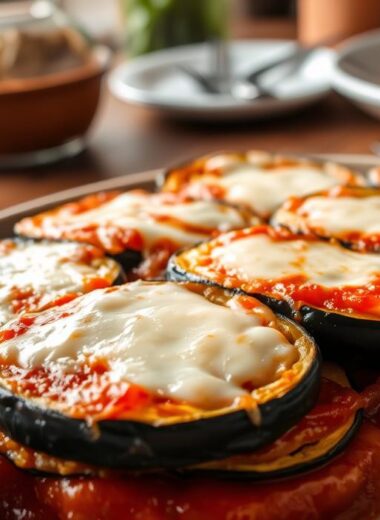 Vegetarian Eggplant Parmesan Bake