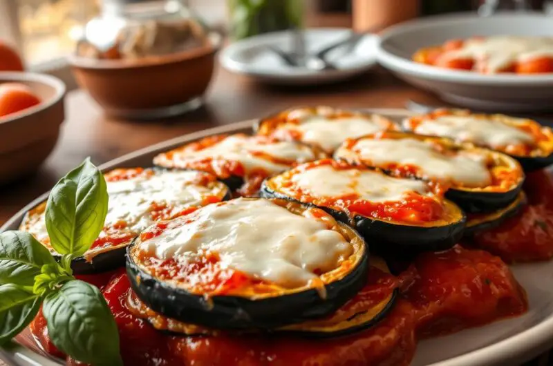 Vegetarian Eggplant Parmesan Bake