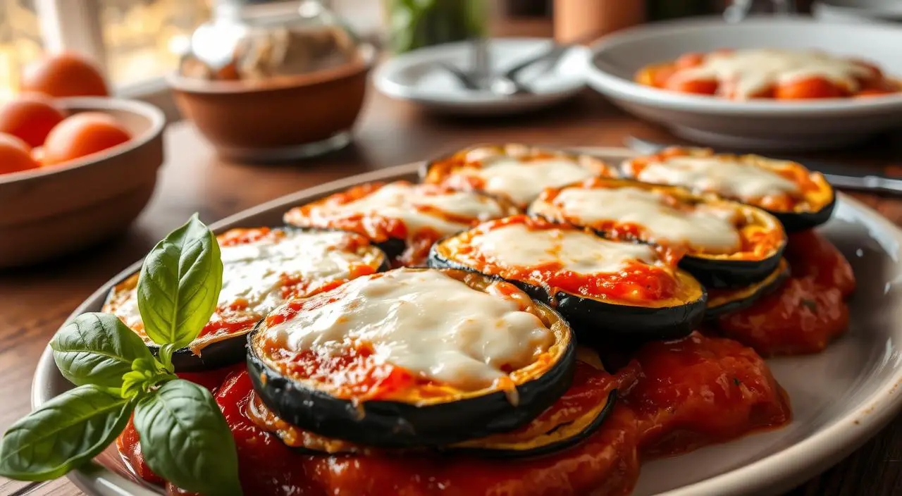 Vegetarian Eggplant Parmesan Bake