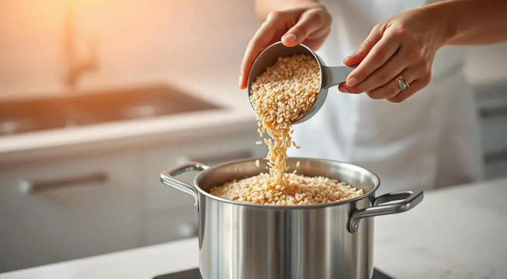 cooking brown rice