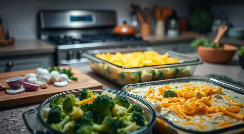 customizing broccoli cheddar casserole