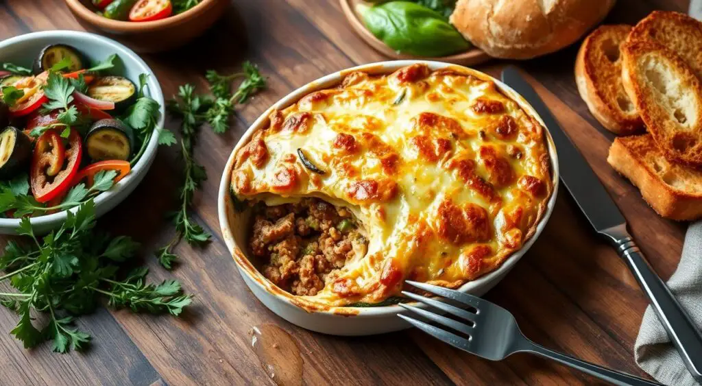 easy dinner idea with zucchini casserole