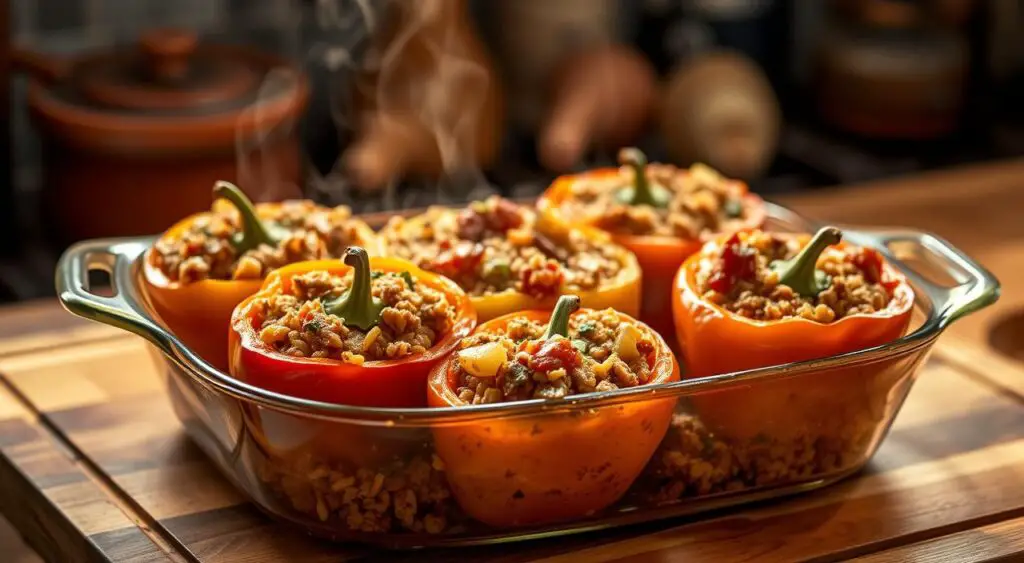 reheating stuffed pepper casserole