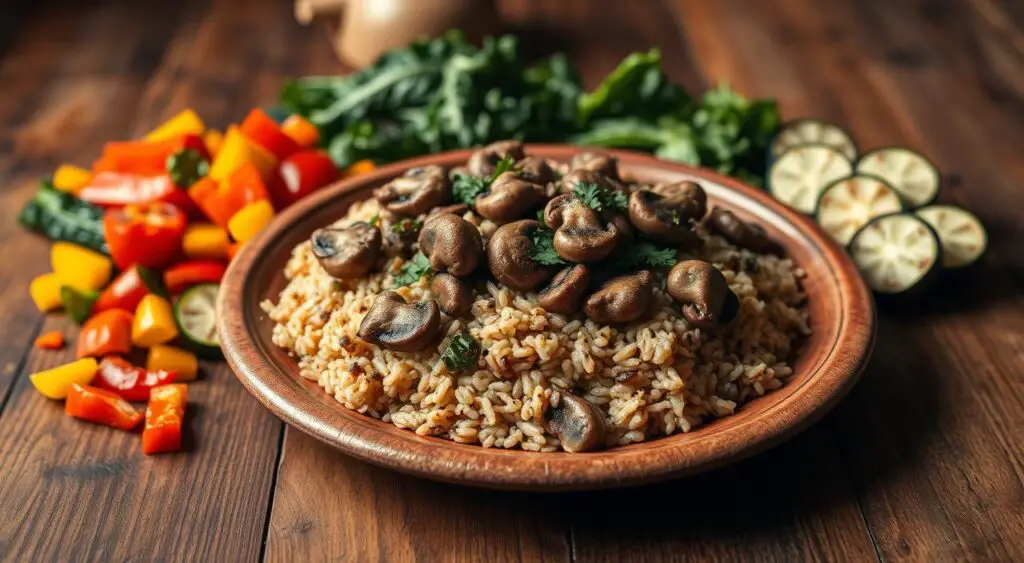 savory vegetarian dish
