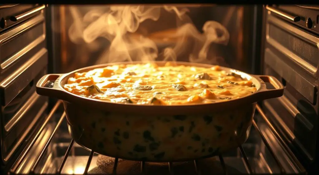 spinach artichoke casserole reheating
