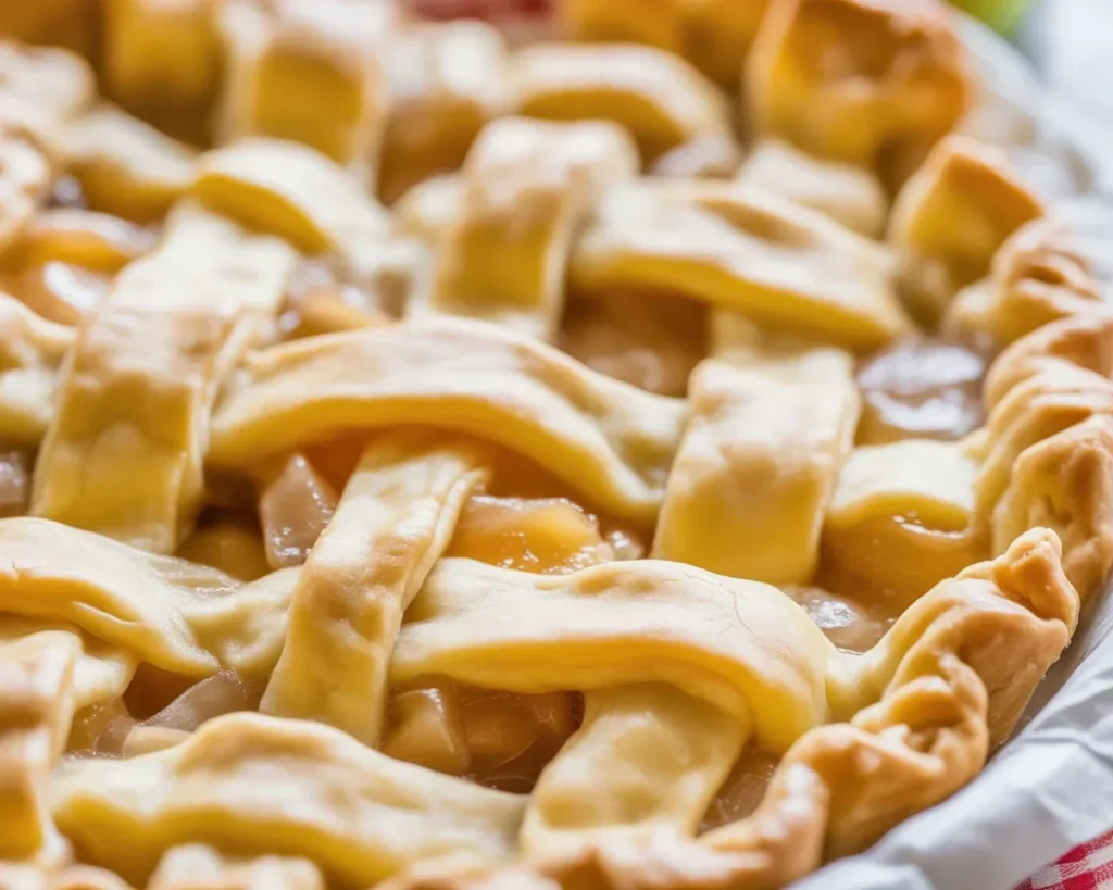 Delicious homemade Apple Pie with buttery crust and flavorful apple filling.