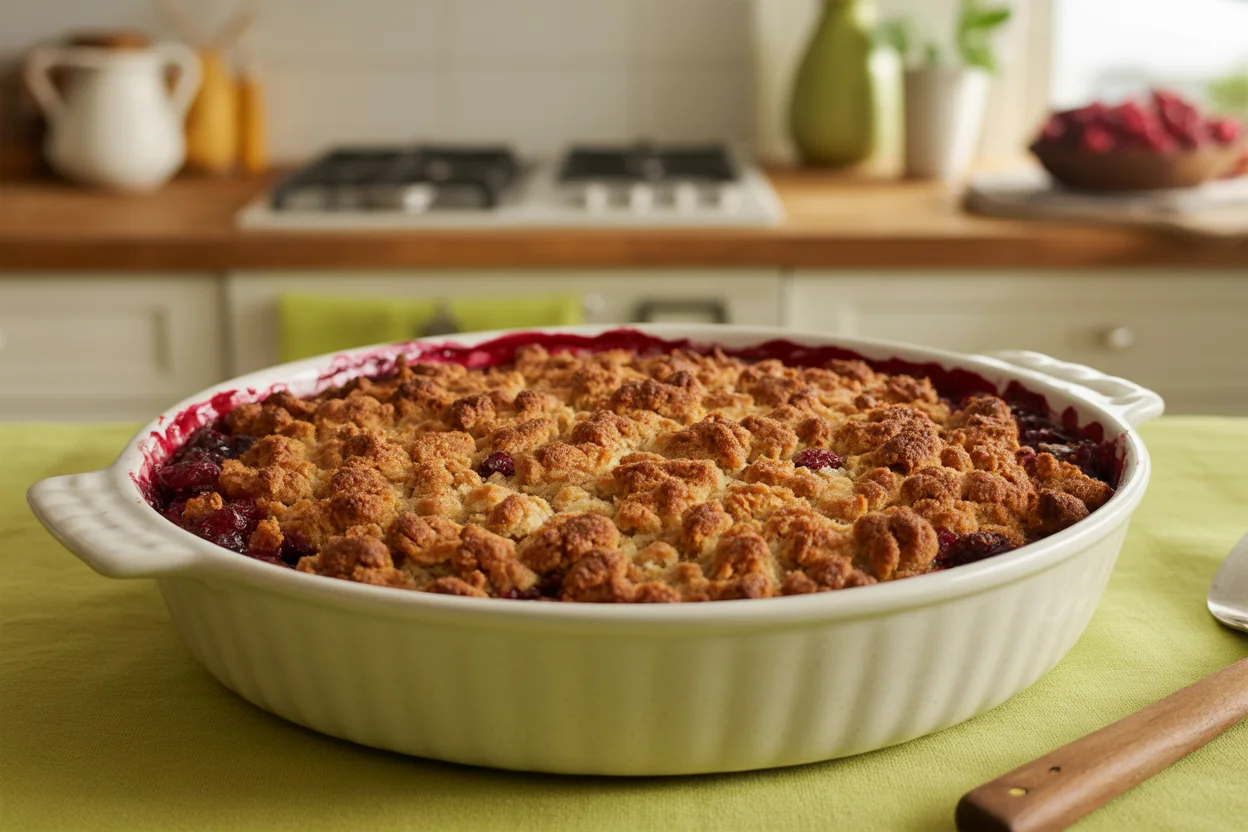 Cozy Up with This Delicious Cranberry Crisp Recipe
