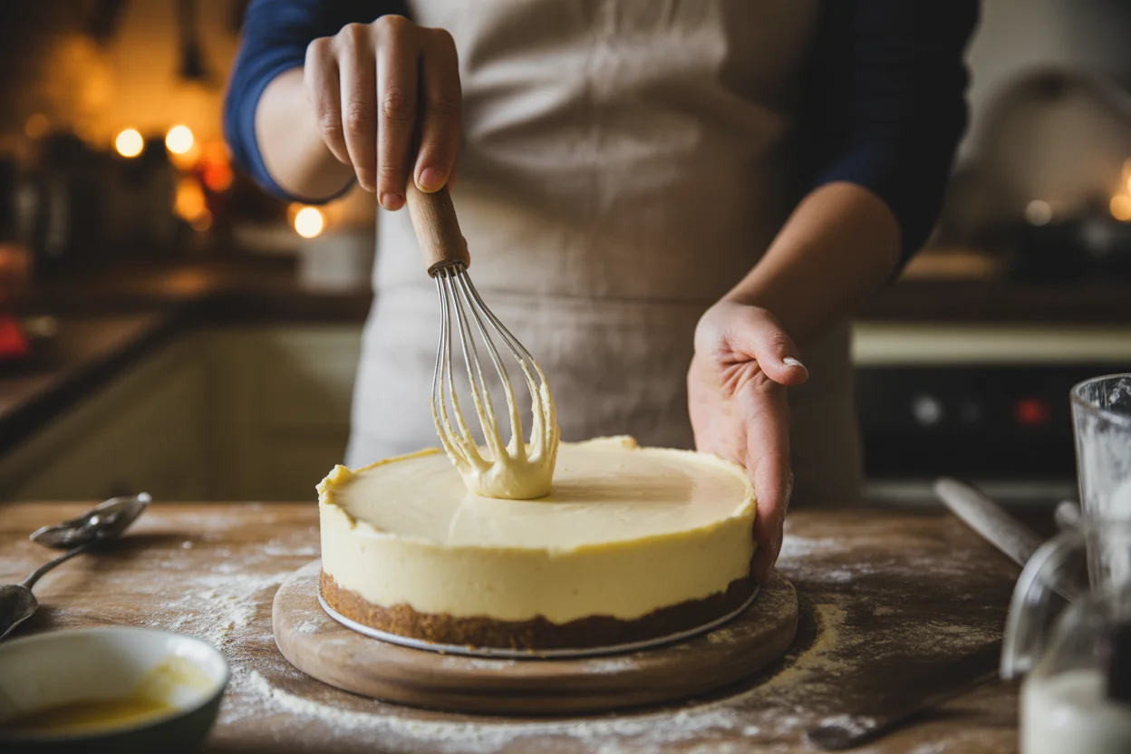 White Chocolate Cranberry Cheesecake