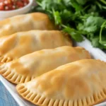 Delicious pie crust empanadas filled with seasoned ground beef for a quick dinner.